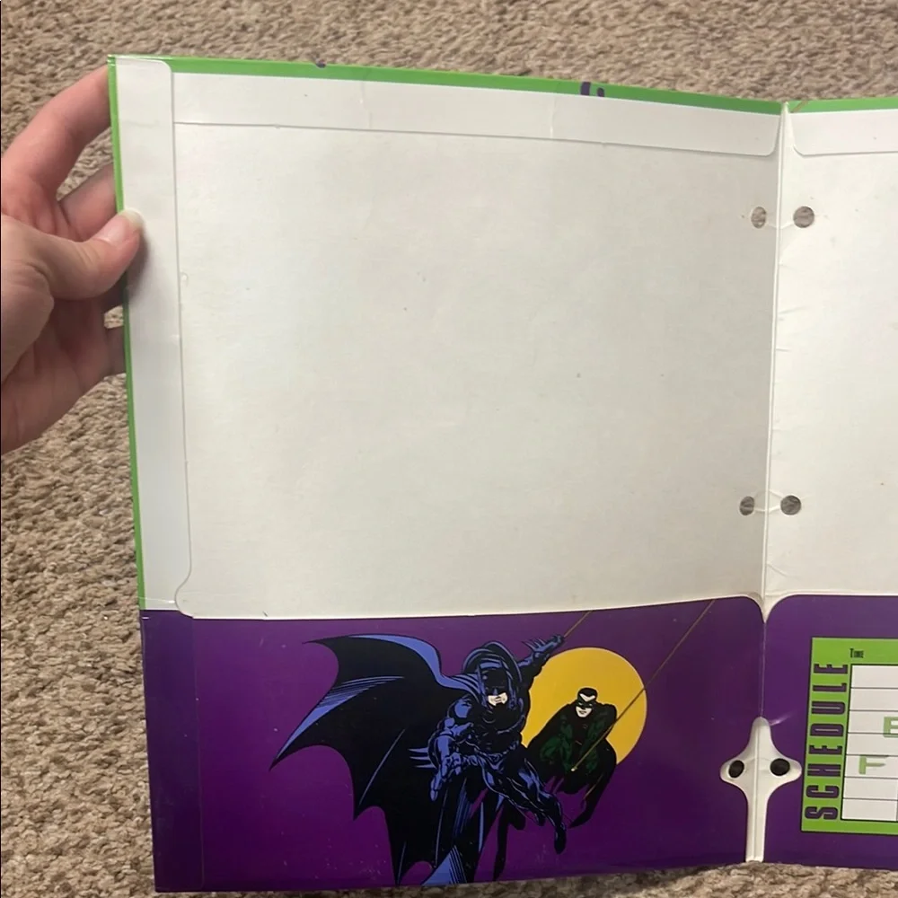 DC Comics vibrant folder